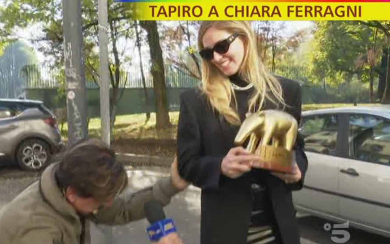 Tapiro a Chiara Ferragni