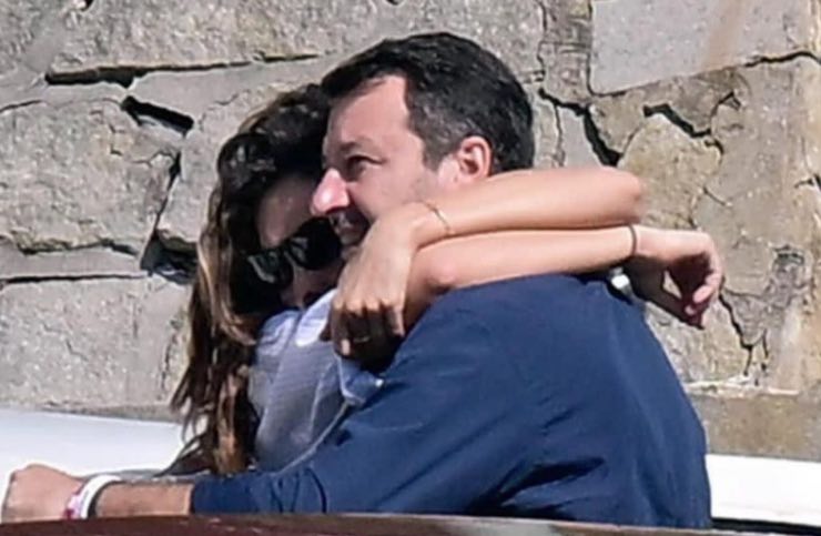 Francesca Verdini e Matteo Salvini 